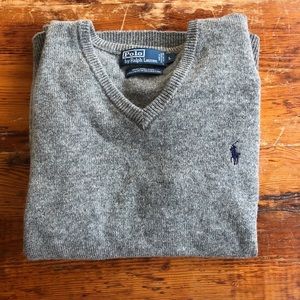 100% wool men’s Polo sweater!